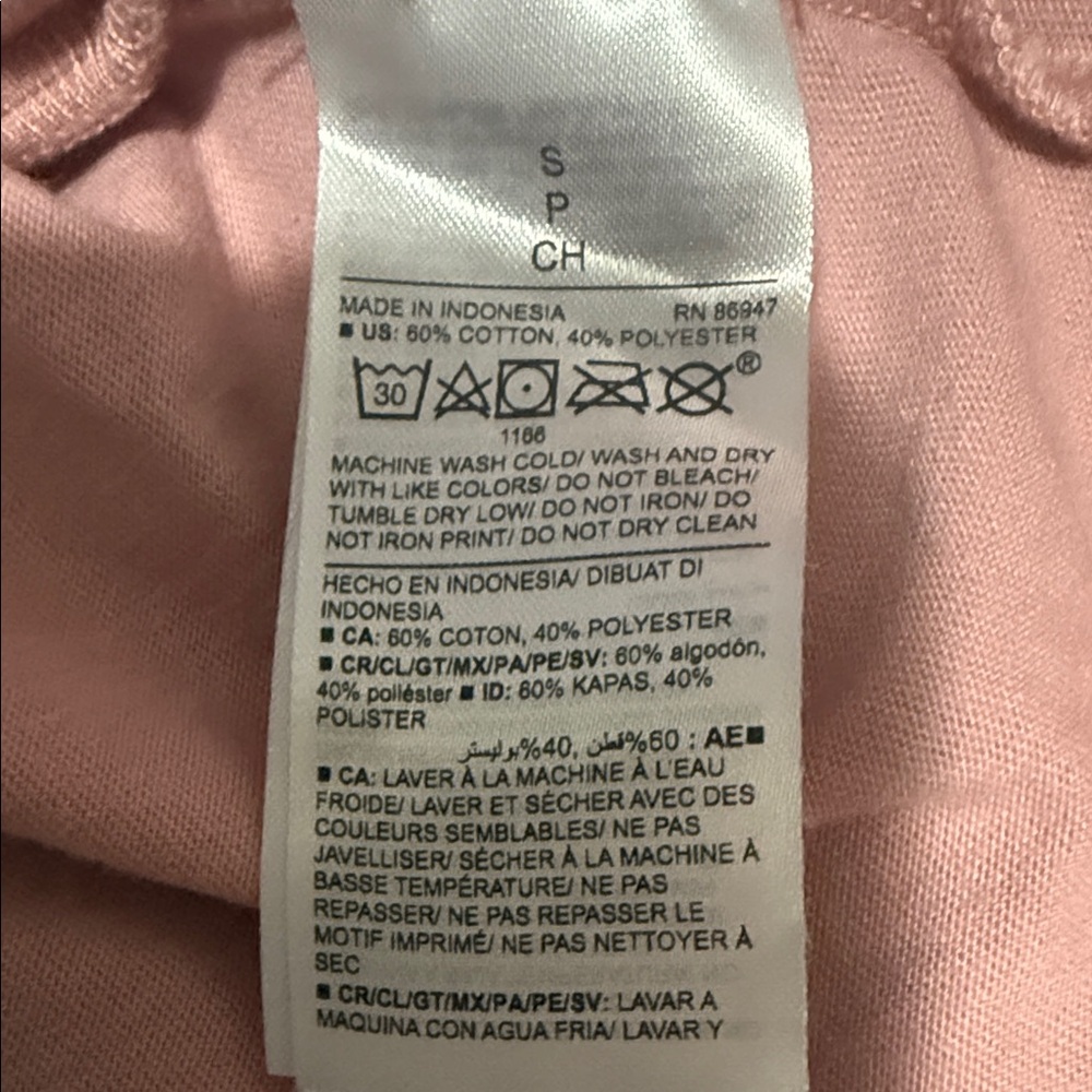 Woodstock “3 Days of Peace & Music” Long Sleeve Tee — Pink Paradigm (S) - Picture 7 of 8